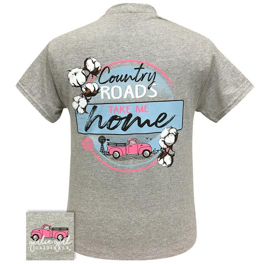 Girlie Girl Originals Preppy Country Roads  T-Shirt