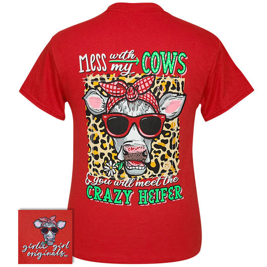 Girlie Girl Originals Meet Crazy Heifer Cow T-Shirt
