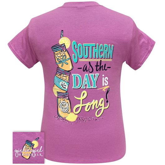 Girlie Girl Originals Preppy Day Is Long Girl T-Shirt