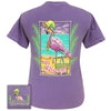 Girlie Girl Originals Preppy Flamingo Flamingle Comfort Color T-Shirt