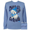 Girlie Girl Originals Cold Outside Puppy Holiday Long Sleeves T Shirt