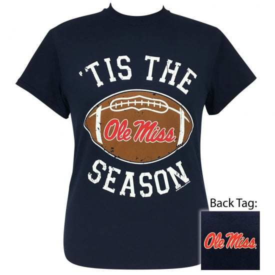 Mississippi Ole Miss Preppy Tis the Season T-Shirt