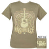 Girlie Girl Lulu Mac Nashville Guitar Canvas T-Shirt