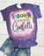 F Bomb Mom Club Confetti Bleached Dye Canvas Girlie T Shirt
