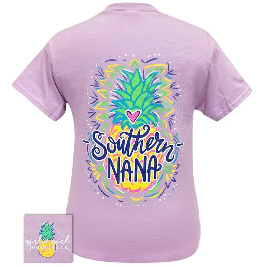 Girlie Girl Originals Preppy Southern Nana Pineapple T Shirt