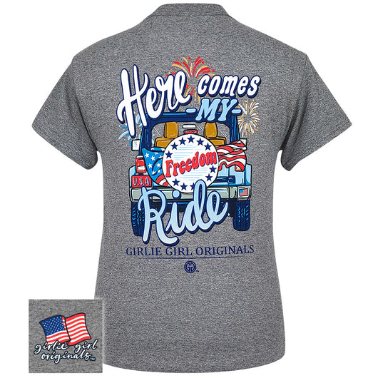 Girlie Girl Originals Freedom Ride USA T-Shirt
