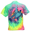 Southern Attitude Tortuga Moon Mermaid Turtle Tie Dye T-Shirt