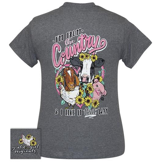 Girlie Girl Originals Preppy From The Country Farm Animals T-Shirt