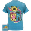 Girlie Girl Originals Preppy Wild and Free Sunflower T-Shirt