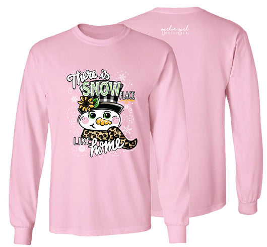 Girlie Girl Originals Snow Place Holiday Long Sleeves T Shirt