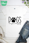 Dogs Are My Love Language Scoop Neck Short Sleeve Shirt