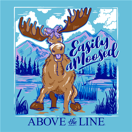 Couture Above The Line Collection Easily Amoosed Moose T-Shirt