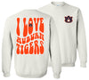Auburn Tigers Love Long Sleeve Sweatshirt