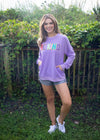 Simply Southern Be Kind Sparkle Crew Long Sleeve T-Shirt