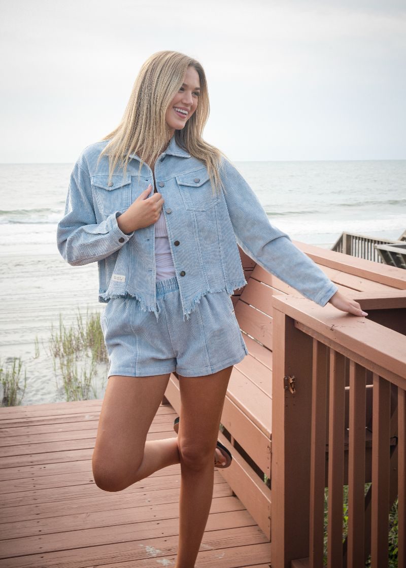 SALE Simply Southern Cordy Long Sleeve Jacket