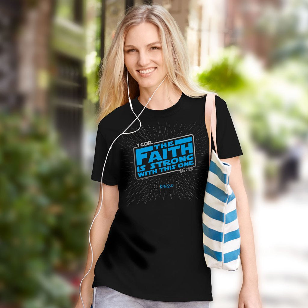 Kerusso Faith is Strong with this One Christian Unisex Bright T Shirt - SimplyCuteTees