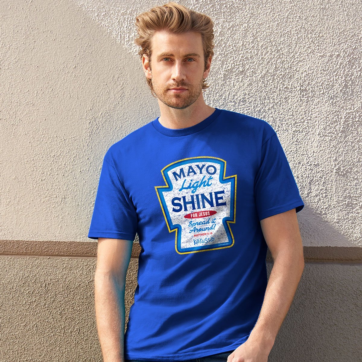 Kerusso Light Shine for Jesus Spread it Around Christian Unisex Bright T Shirt