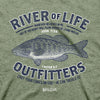 Kerusso Fishing River of Life Christian Unisex T-Shirt