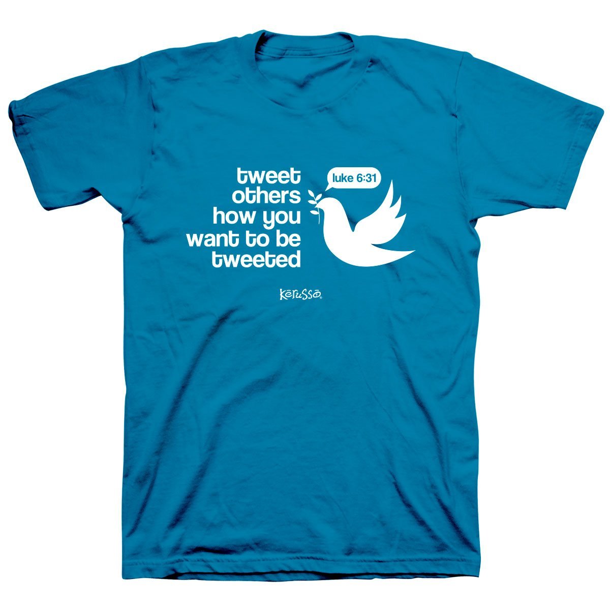 Kerusso Tweet Others How You Want to be Tweeted Christian Unisex Bright T Shirt