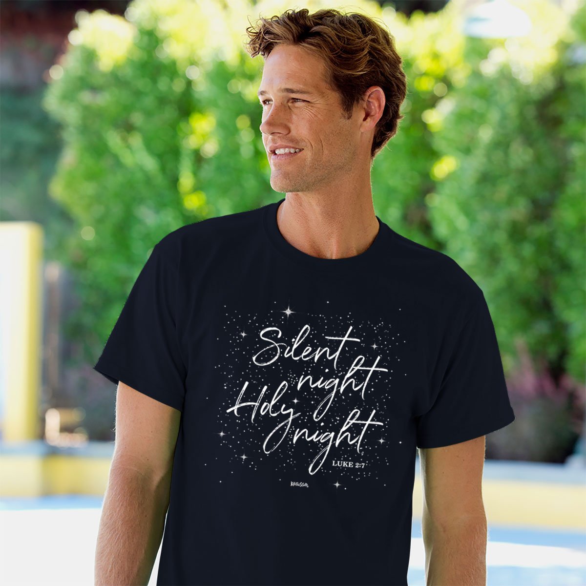 Kerusso Christmas Silent Night Holy Night T-Shirt