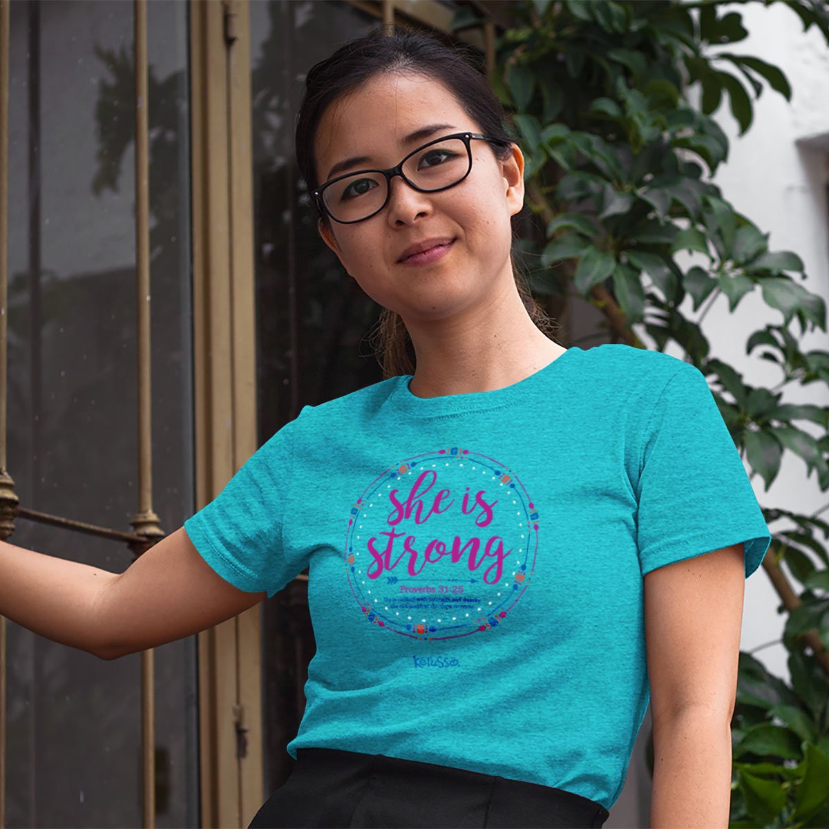 Cherished Girl Kerusso She Is Strong Christian T-Shirt