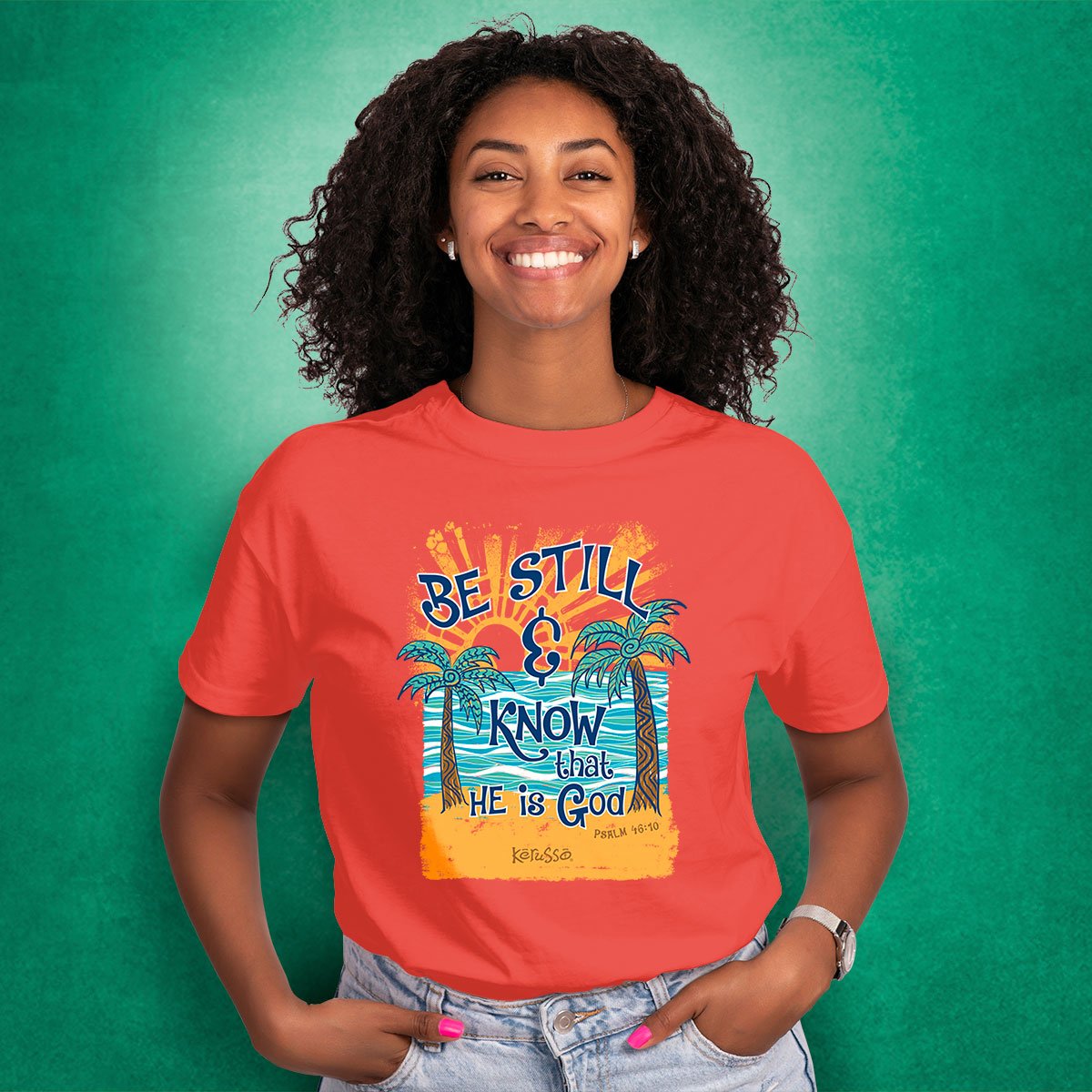 Cherished Girl Kerusso Be Still Beach Christian T-Shirt