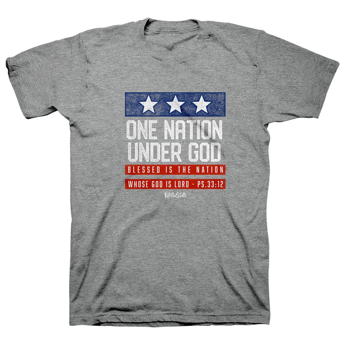Kerusso One Nation Under God USA Patriotic 2021 T-Shirt -