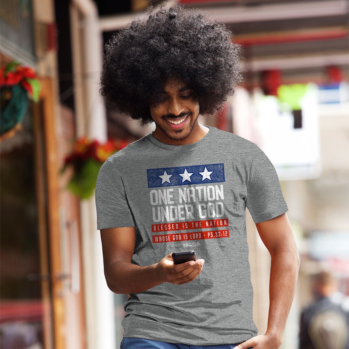 Kerusso One Nation Under God USA Patriotic 2021 T-Shirt