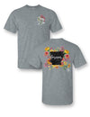 SALE Sassy Frass Arkansas Forever Flowers AR State Design Girlie Long Sleeve Bright T Shirt