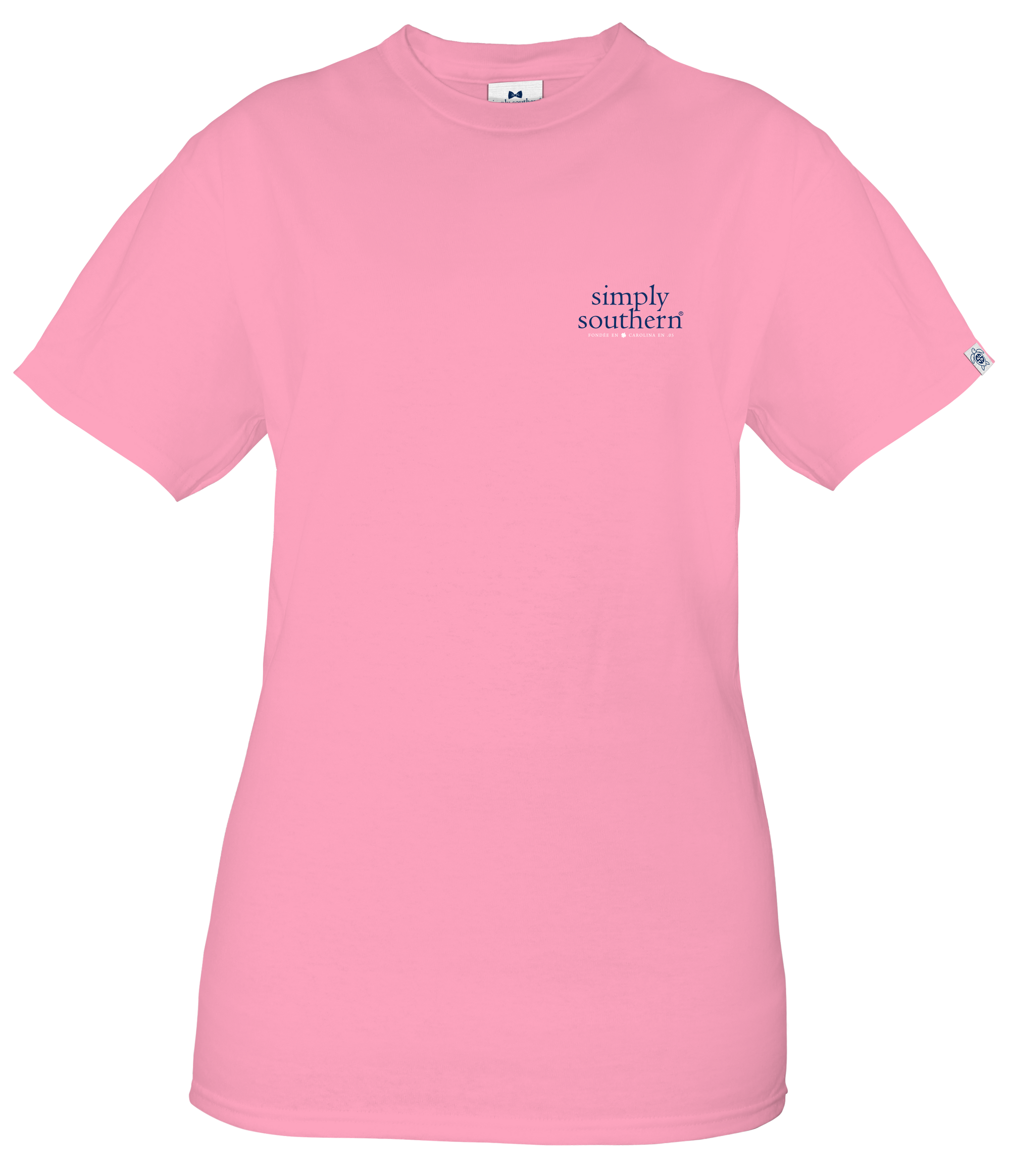 SALE Simply Southern Preppy Classic Basic  Logo Flamingo T-Shirt