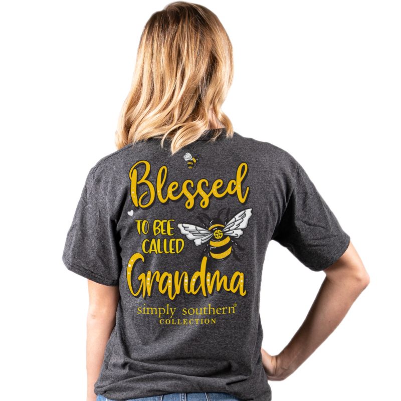 SALE Simply Southern Preppy Blessed To Bee Called Grandma T-Shirt