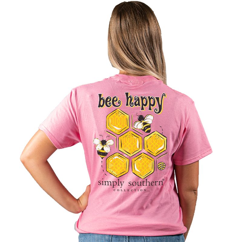 SALE Simply Southern Preppy Bee Happy T-Shirt