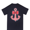 Bjaxx Cute Chevron Anchor Bow Navy Southern Girlie Bright T Shirt - SimplyCuteTees