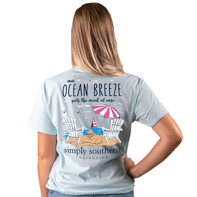 Sale Simply Southern Preppy Ocean Breeze T-Shirt