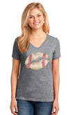 Sassy Frass Baseball Lips Bella Canvas T-Shirt