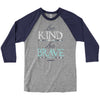 Cherished Girl Grace &amp; Truth Be Kind &amp; Be Brave Christian Long Sleeve Raglan T Shirt
