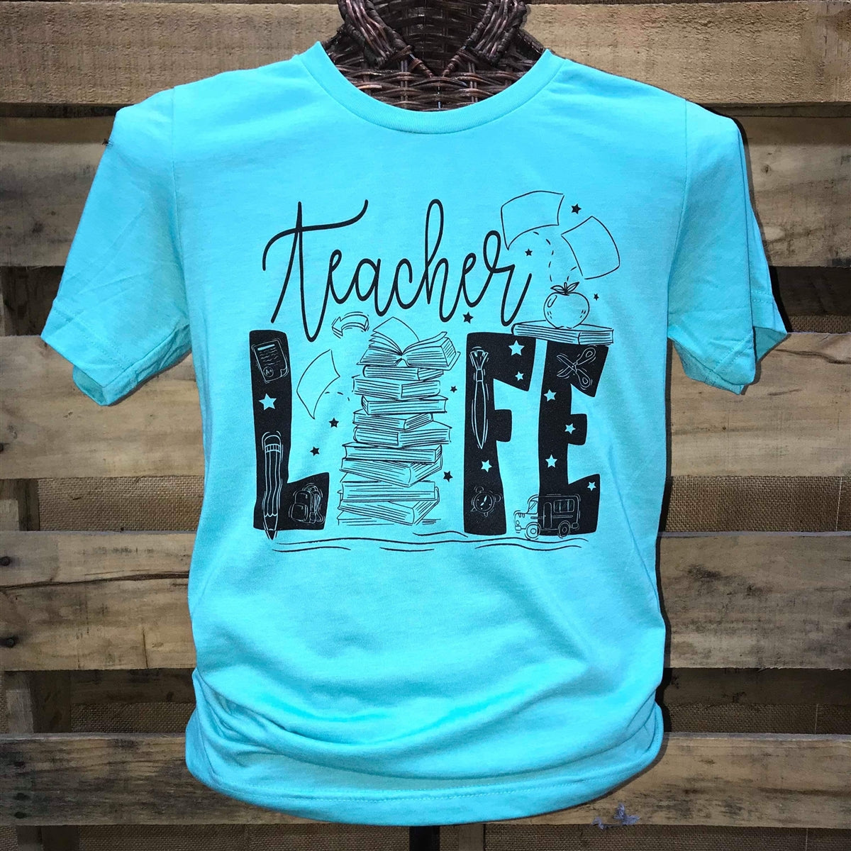 Southern Chics Apparel Teacher Life Canvas T Shirt