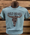 Southern Chics Apparel Wild Heart Canvas Bright T Shirt