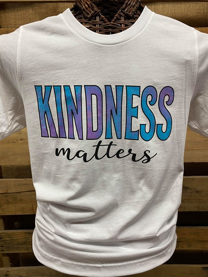 Southern Chics Apparel Kindness Matters Canvas Bright T Shirt