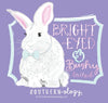 Southernology Bright Eyed &amp; Bushy Tailed Bunny Comfort Colors T-Shirt