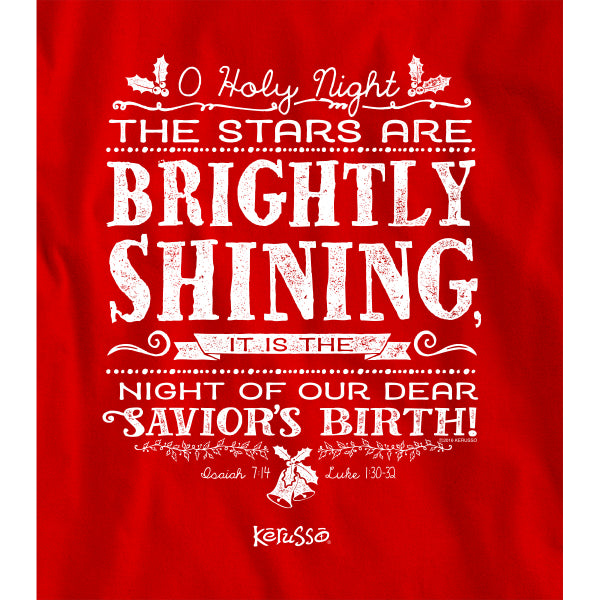 SALE Cherished Girl The Stars Are Brightly Shining Christmas Christian Bright Long Sleeve T Shirt
