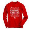 Cherished Girl The Stars Are Brightly Shining Christmas Christian Bright Long Sleeve T Shirt - SimplyCuteTees