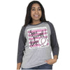 SALE Country Chick By Simply Southern Save 2nd Base Cancer Long Sleeve T-Shirt