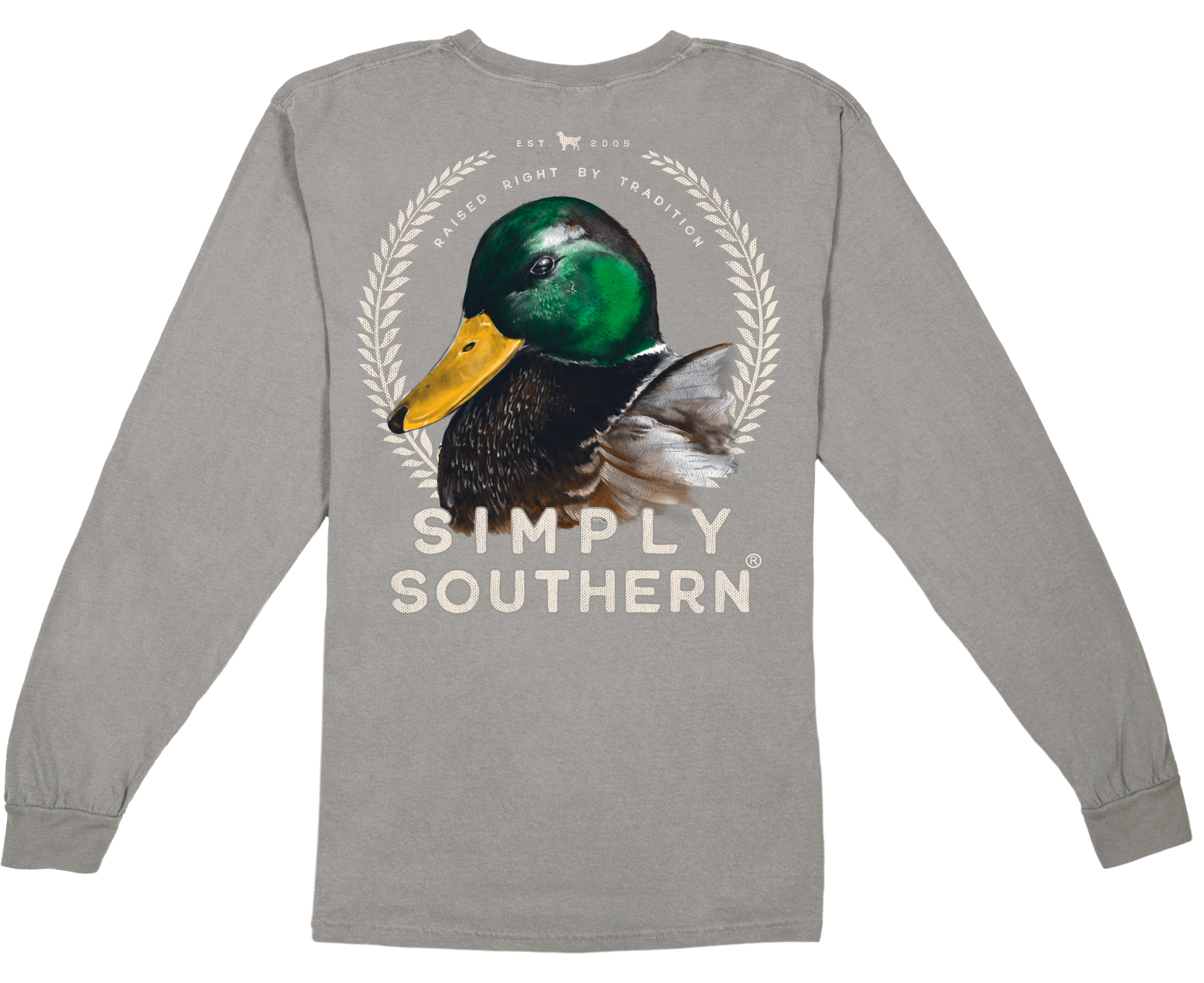 SALE Simply Southern Duck Unisex Comfort Colors Long Sleeve T-Shirt