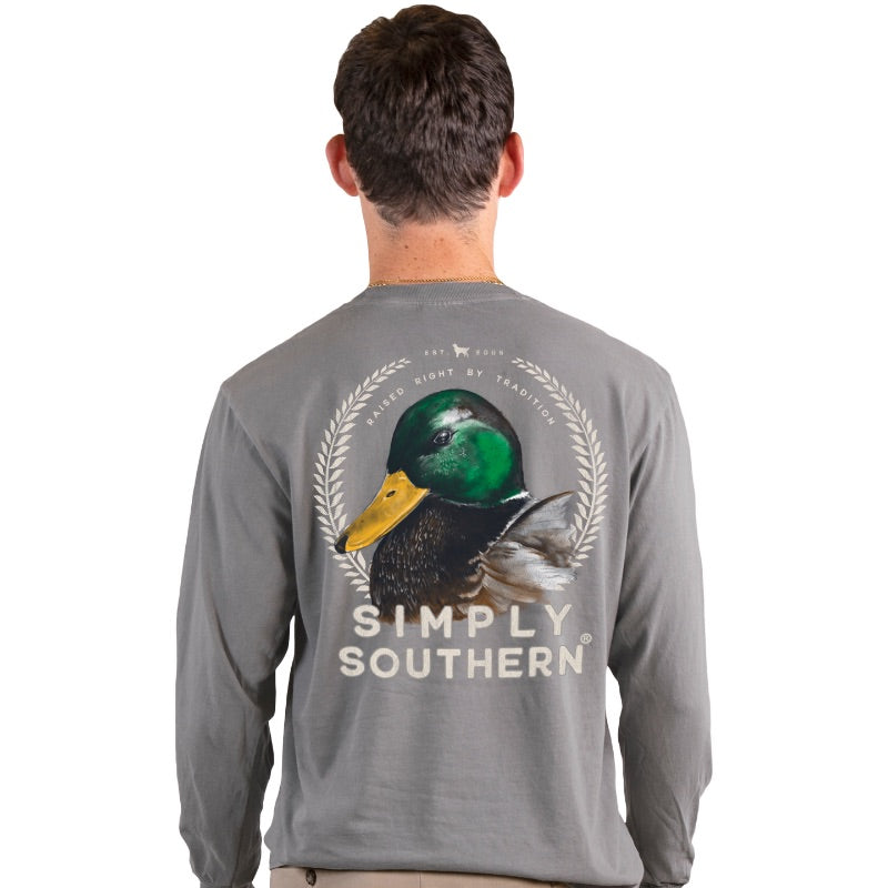 SALE Simply Southern Duck Unisex Comfort Colors Long Sleeve T-Shirt