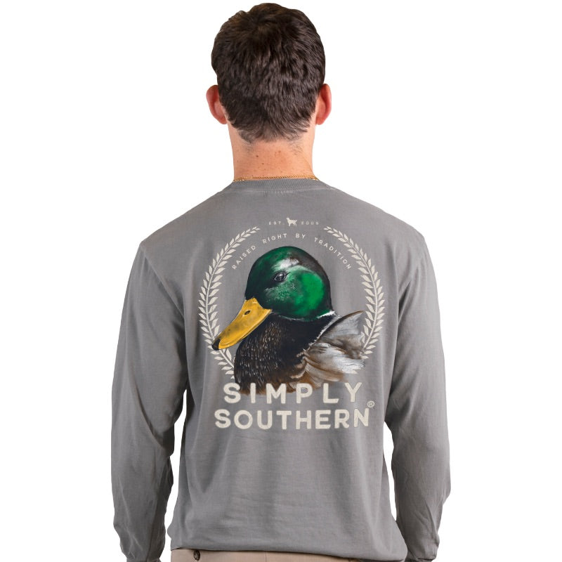 Simply Southern Duck Unisex Comfort Colors Long Sleeve T-Shirt