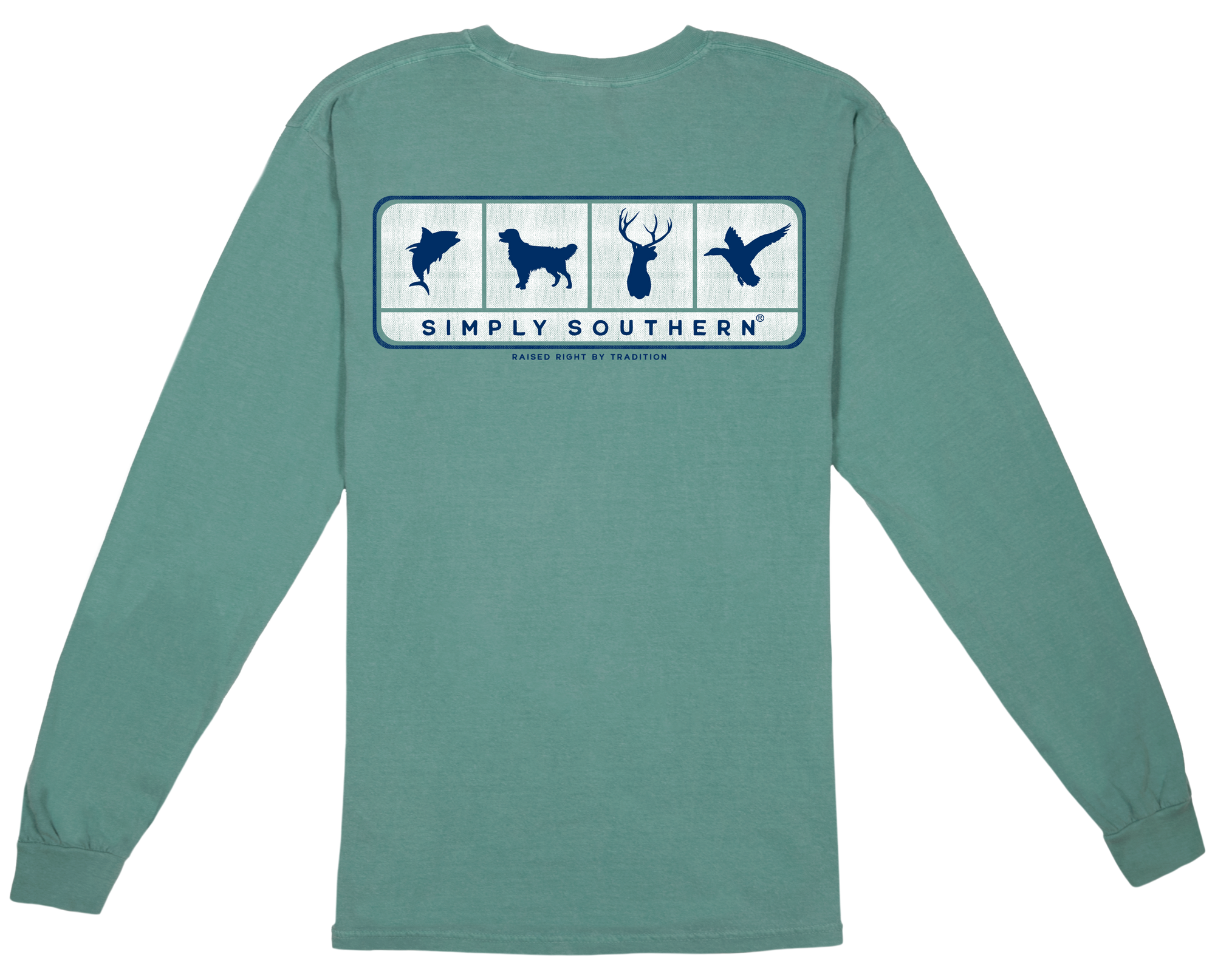 SALE Simply Southern Multi Logo Unisex Comfort Colors Long Sleeve T-Shirt