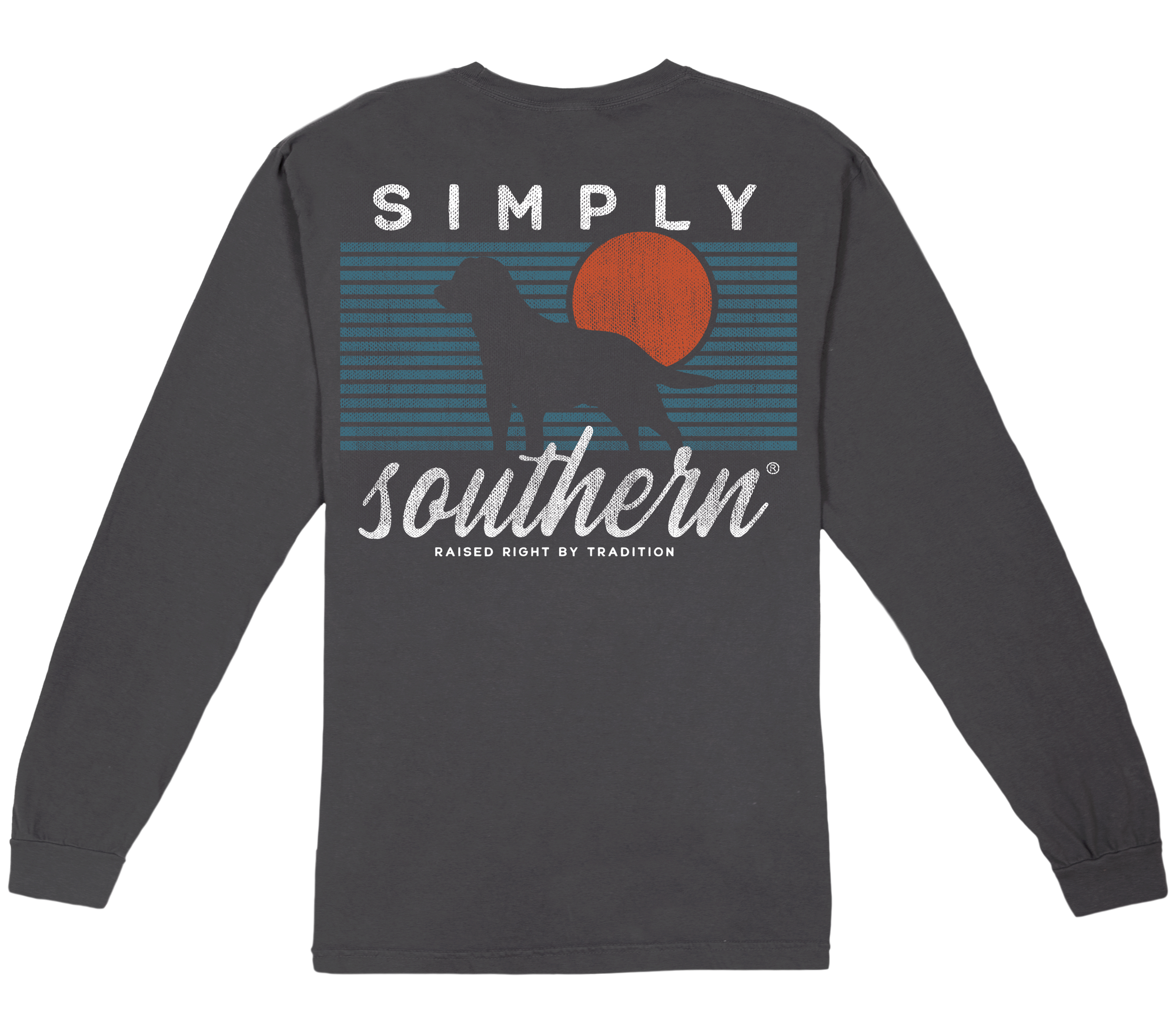 SALE Simply Southern Sunset Unisex Comfort Colors Long Sleeve T-Shirt