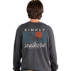 Simply Southern Sunset Unisex Comfort Colors Long Sleeve T-Shirt