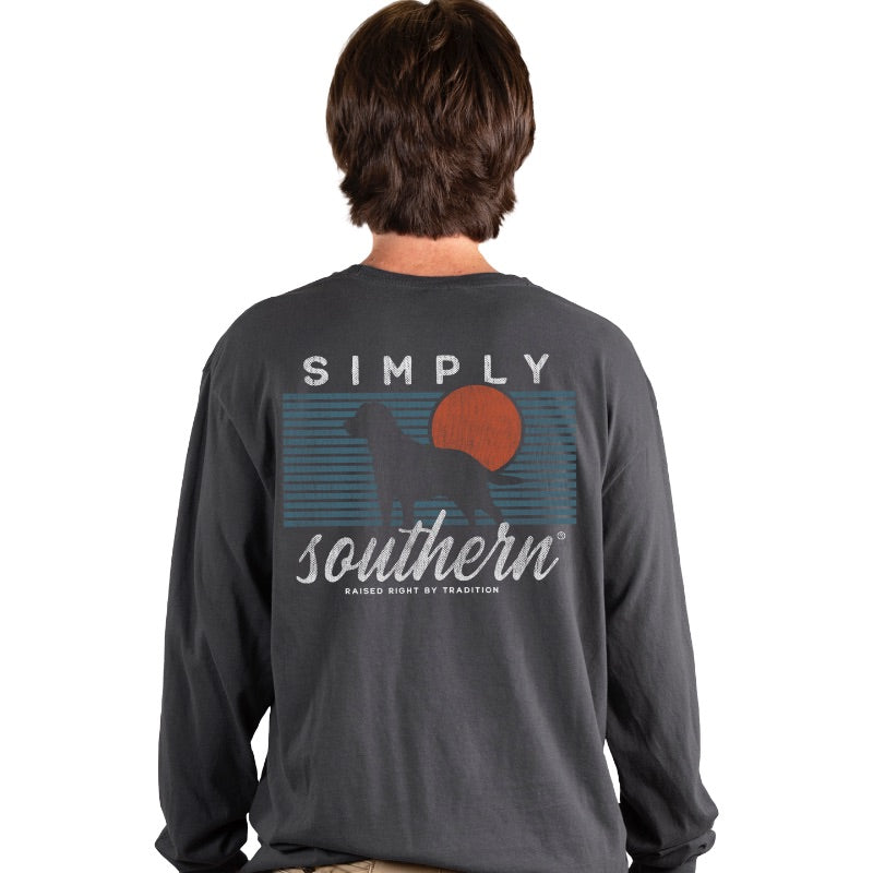 SALE Simply Southern Sunset Unisex Comfort Colors Long Sleeve T-Shirt